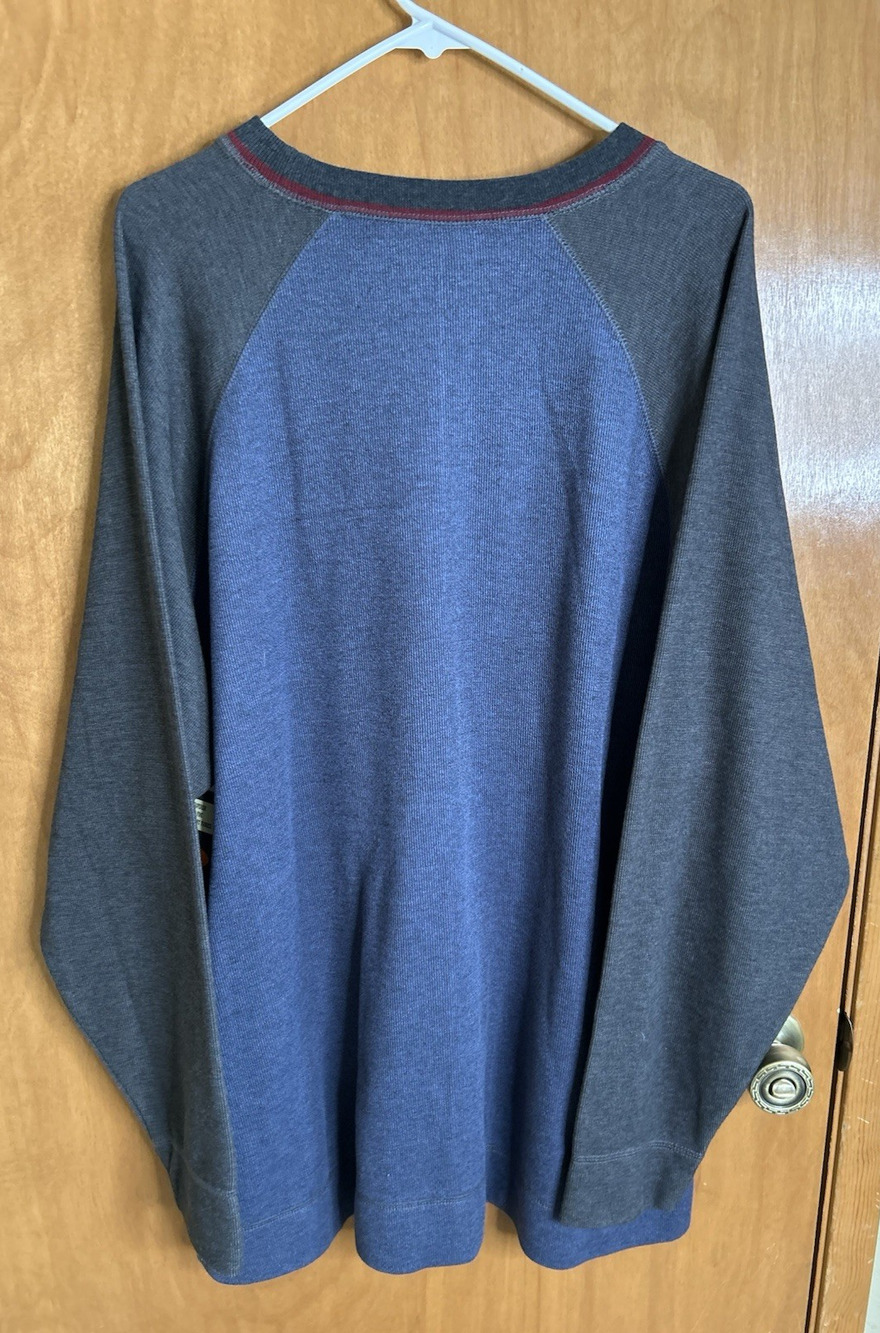 VTG OTB Pullover Men's Mosque Blue Size XLT One Tough Brand Y2K